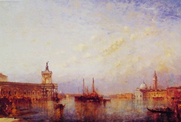 ヴェネツィアの栄光のボート バルビゾン フェリックス ジエム Oil Paintings